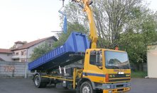 DAF CF - do zadu výklopná korba + HR - nosnosť 9t