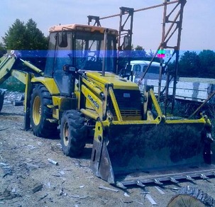 KOMATSU - WB93R - Traktorbáger - rýpadlonakladač