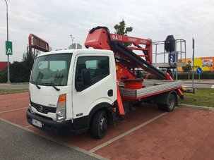 NISSAN CABSTAR - plošina SOCAGE DA22 - Automobilová pracovná plošina (kĺbová)