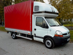 RENAULT MASTER II - plachtová nadstavba - nosnosť 1,4t